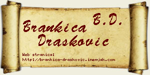 Brankica Drašković vizit kartica